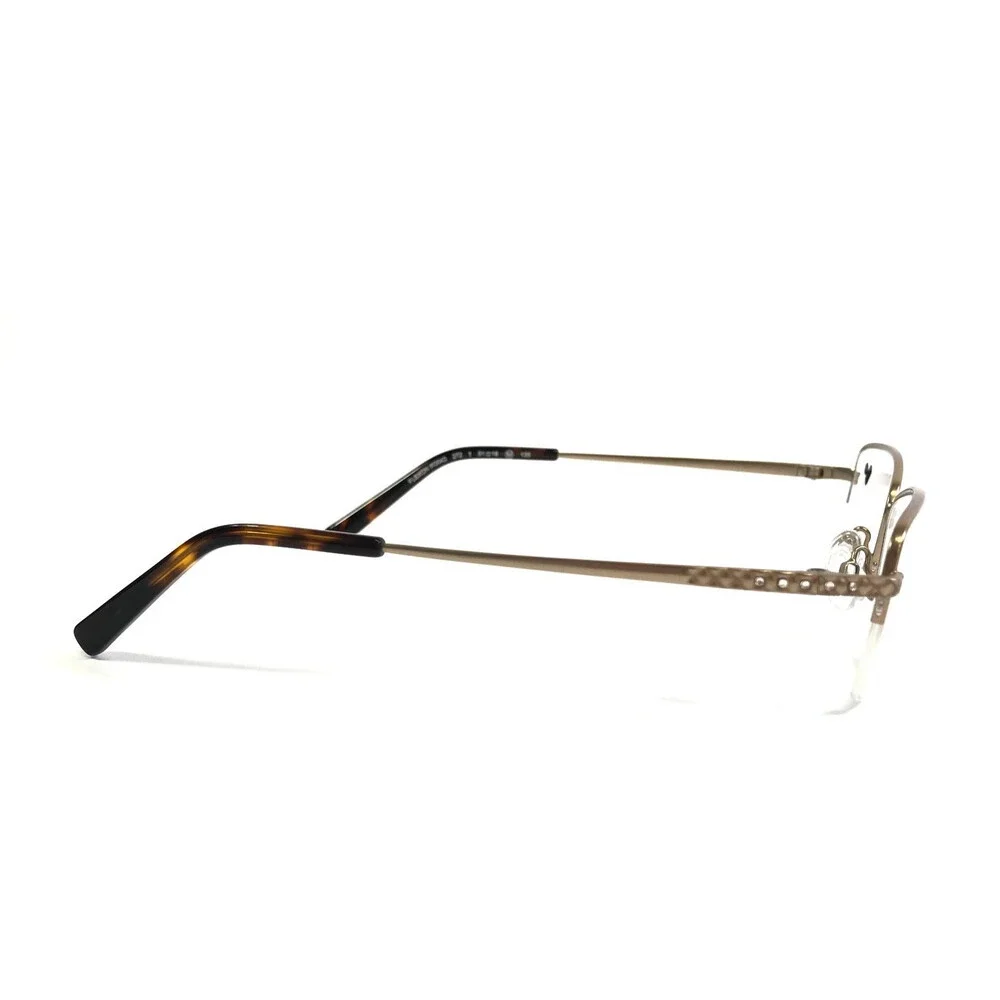 Flexon Eyeglasses Frames W3043 272 Satin Taupe Crystals Titanium 51-18-135